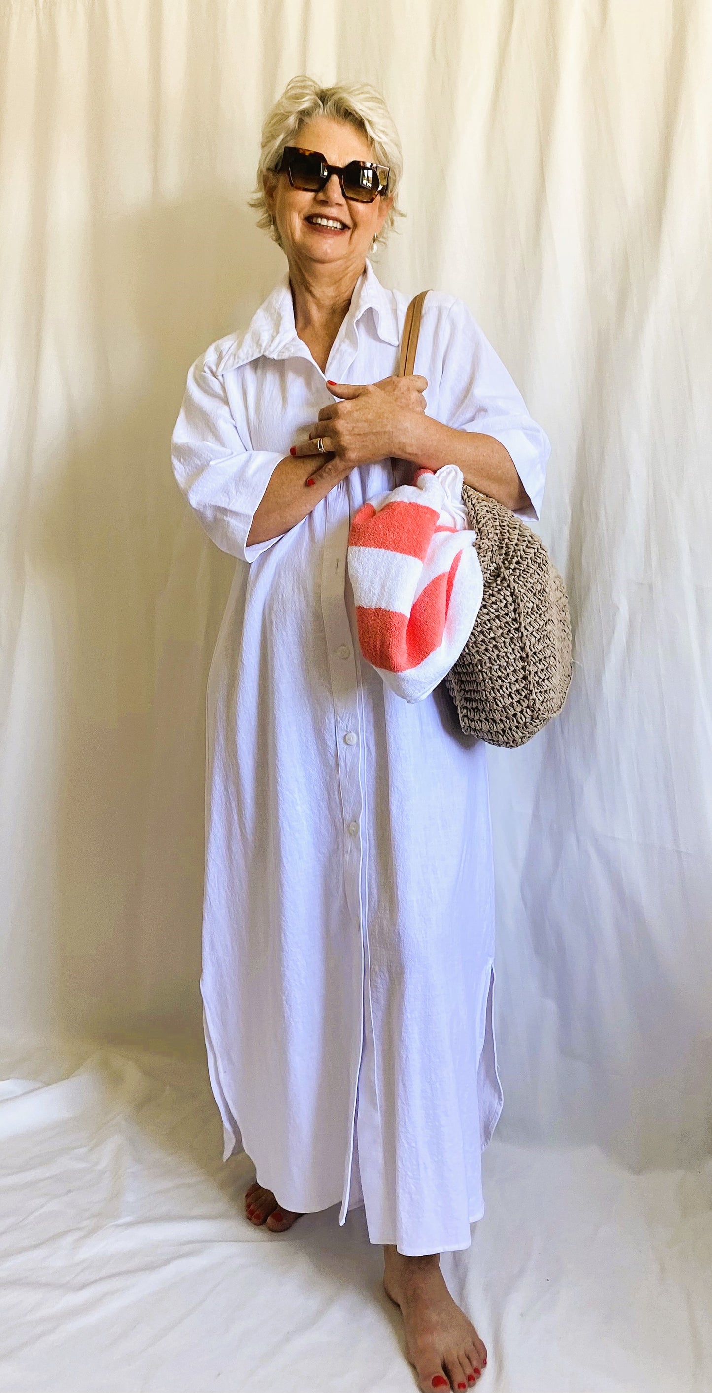 Cotton shirt-dresses